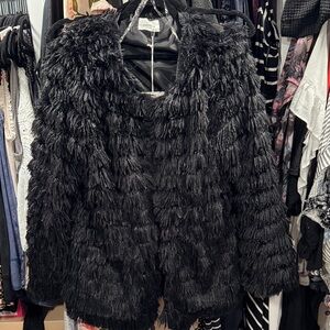 ANDREE BY UNIT Black Textured Blazer